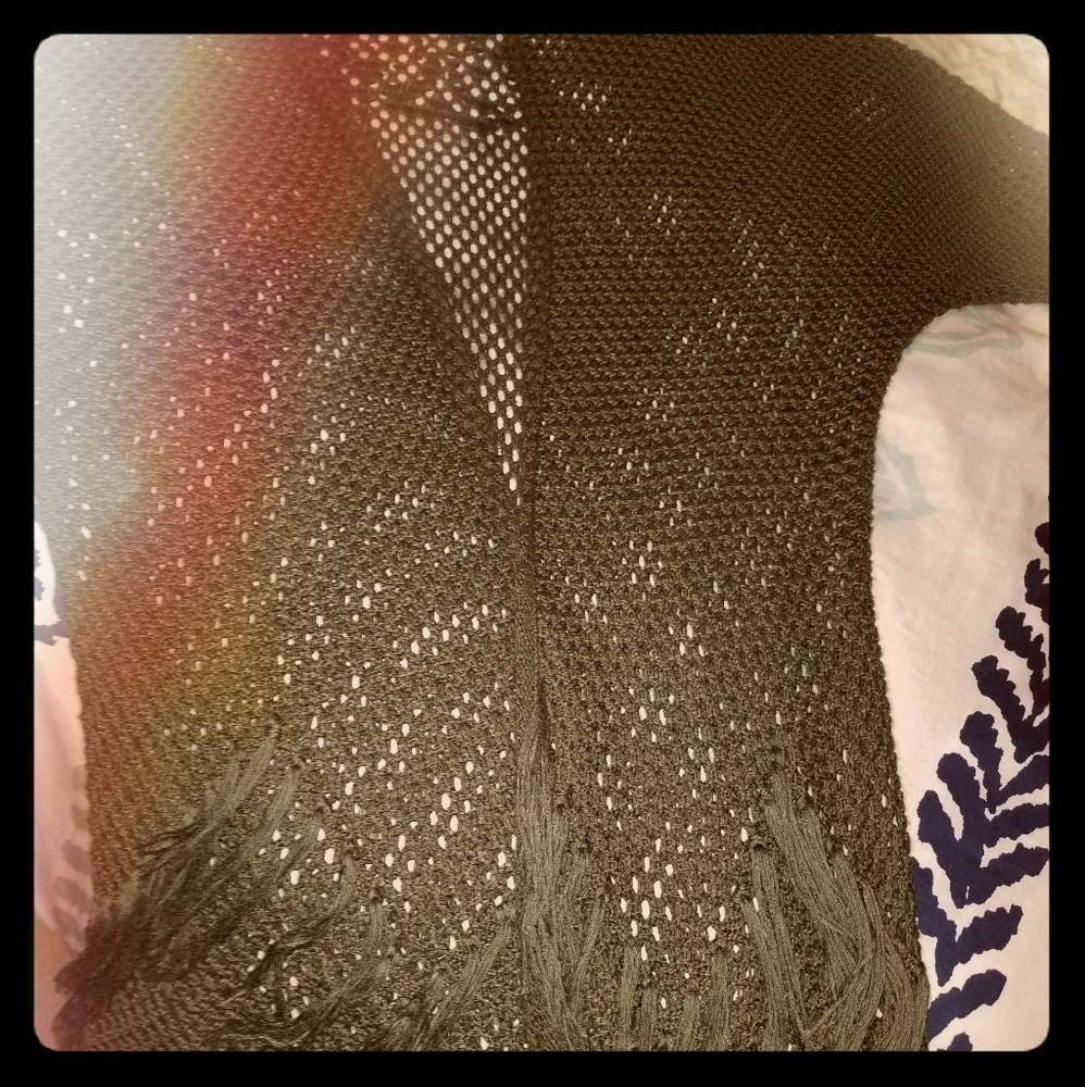 Olive green kimono